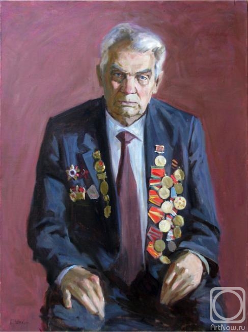 Utkin Eugeny. Fokin Petr Grigorievich. Veteran of the Second World War