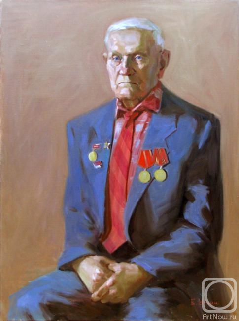 Utkin Eugeny. Cherepkov Vasily Stepanovich. Veteran of the Second World War