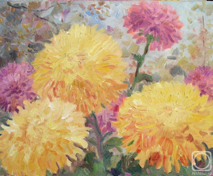 Zolotarev Leonid. Autumn flowers