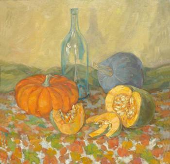Still-life with pumpkins. Panyukova Nina