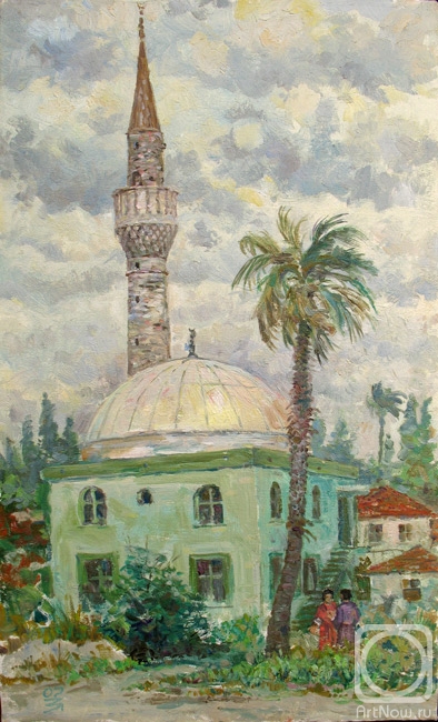 Zolotarev Leonid. Time of prayer. Mosque in Antalya