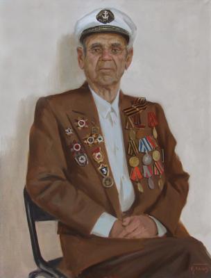 The veteran of the Second World War Zhuravlyov Michael Stepanovich. Panov Igor