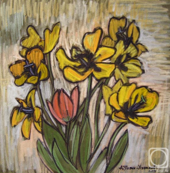 Torik-Hurmatova Dilara. Yellow bouquet