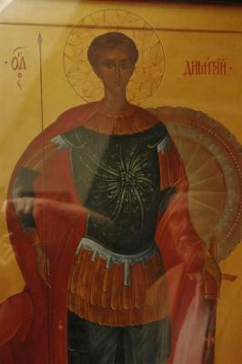 Great Martyr Demetrius of Solun (fragment). Kutkovoy Victor