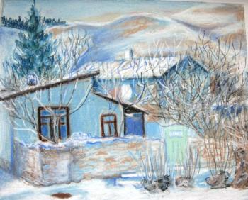 The house in the winter. Kalinina Nadezhda