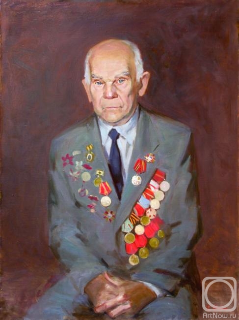 Utkin Eugeny. Domanin Vasily Alekseevich. Veteran of the Second World War