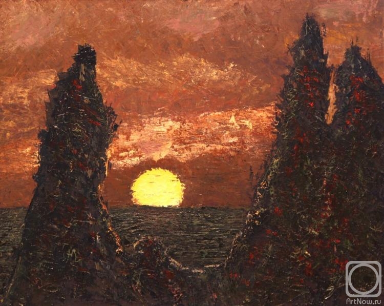 Shevelev Pavel. Sunset in Goa