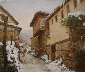 Mountain village in Turkey