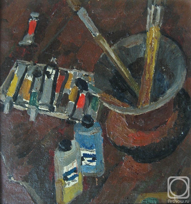 Pomelov Valentin. Attributes of painting