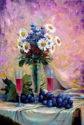 Still life with daisies. Shurganov Vladislav