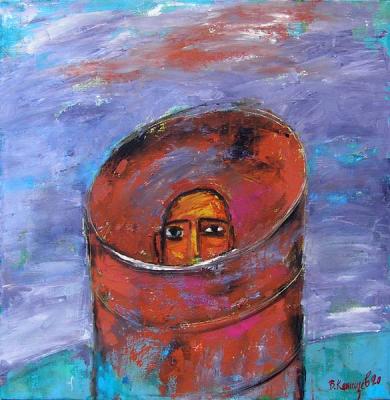 Rusty barrel. Kanistchev Vladimir