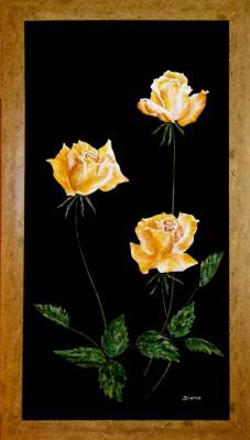 Yellow roses. Sotnikova Diana