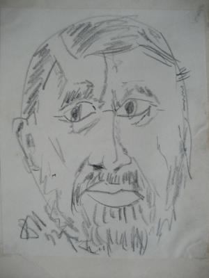 Self-portrait. Pomelov Valentin