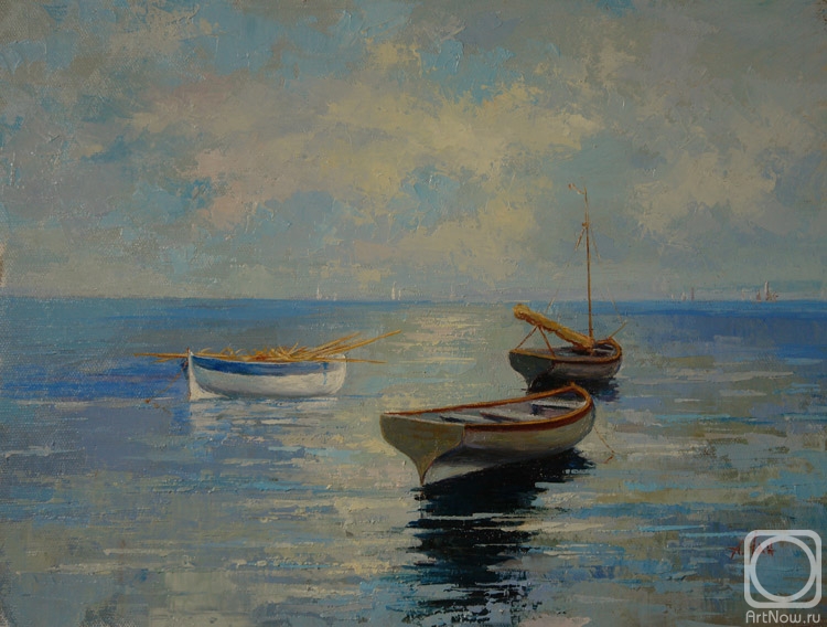 Panjukov Alexander. Boats on rest