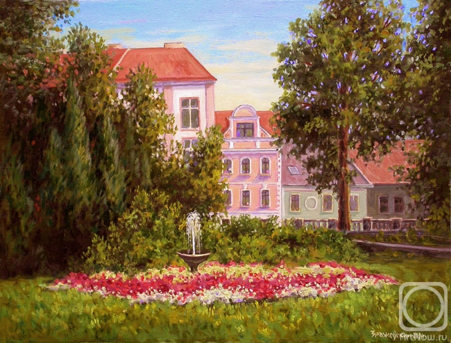 Zrazhevsky Arkady. Kutna Gora. A flower bed