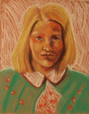 276 (portrait of a girl). Lukaneva Larissa