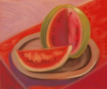 278 (Watermelon. Sharon Finnmark) (A Dish Cloth). Lukaneva Larissa