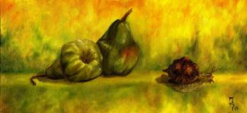 Pears and snails. Vasileva Irina