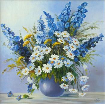 Blue flowers. Gorbatenkaia Tatiana