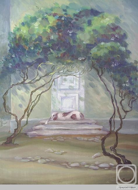 Sapova Liudmila. The sad dog