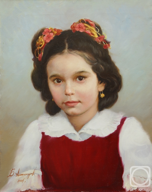 Aleksandrov Vladimir. Portrait of a Girl