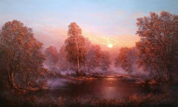 Above the river the fog has hung. Ivanenko Michail