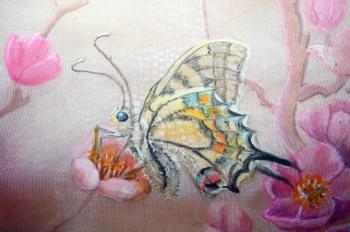 Butterfly on a flower (fragment). Kudryashov Galina