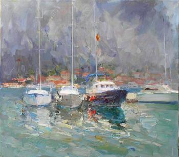 Boats in Kotor. Marmanov Roman
