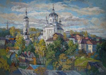 Autumn. Maloyaroslavets. View of St. Nicholas Monastery. Volfson Pavel
