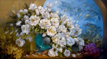 White roses. Gortsevich Anton