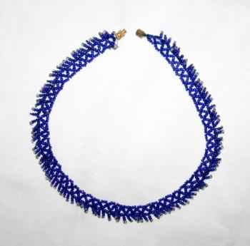 Necklace "Blue Evening"