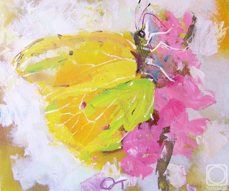 Trosinenko Olga. Nectar for yellow butterfly