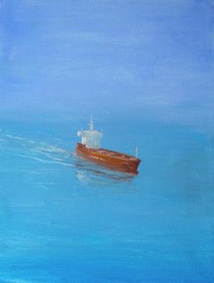 Ship into blue. Solovev Alexey