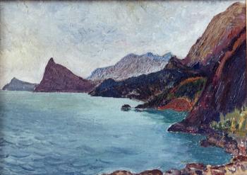 The sea near Sudak. Crimea