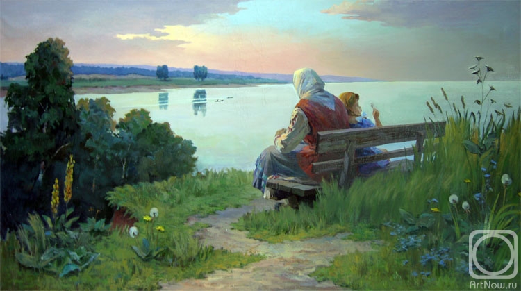 Alimasov Aleksandr. The Volga-river