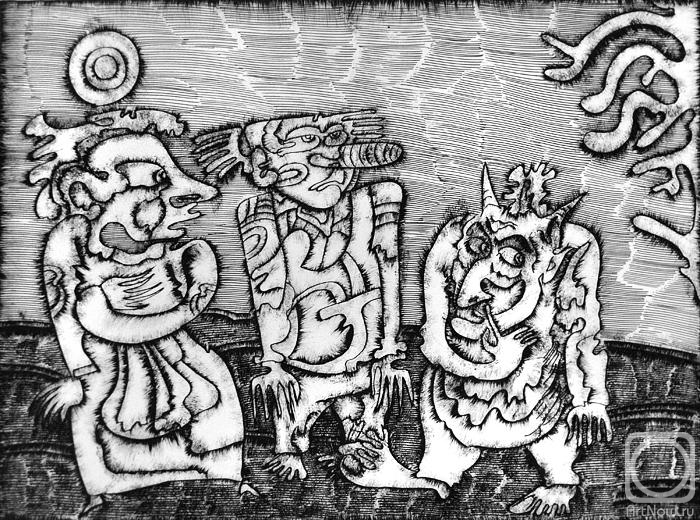 Panferov Michail. Three