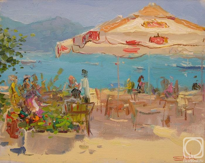 Makarov Vitaly. Summer cafe by the sea