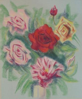 292 (Bouquet of Roses. Margaret Evans). Lukaneva Larissa