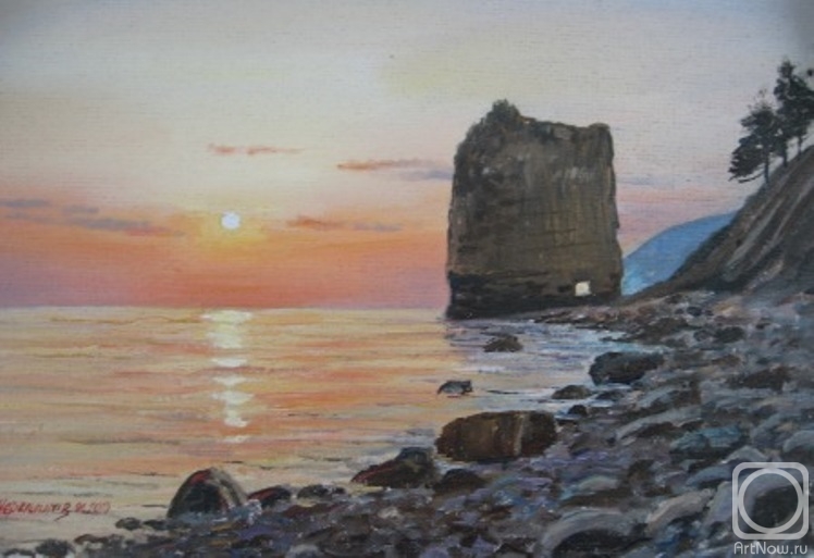 Chernyshev Andrei. Sail Rock, evening
