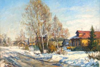 Spring. Village Bykovo