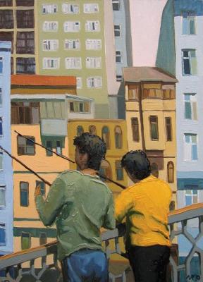 Anglers on Galata Bridge