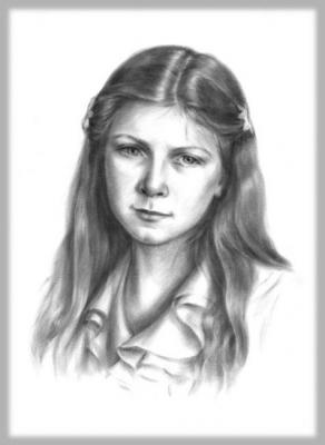 Portrait of daughter. Deynega Tatyana