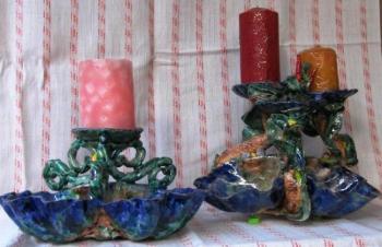 Candlestick-vase (two). Tykhomirov Alexander