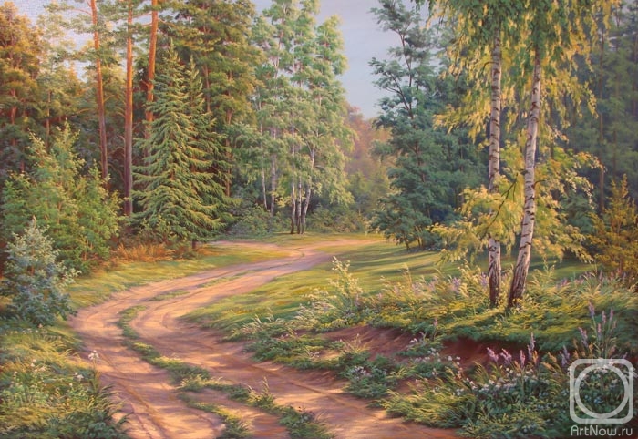 Nazarov Alexei. Morning in the forest
