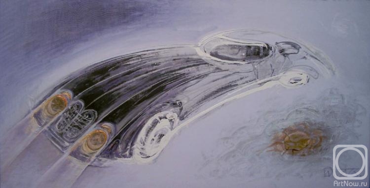 Hohonov Boris. In winter night