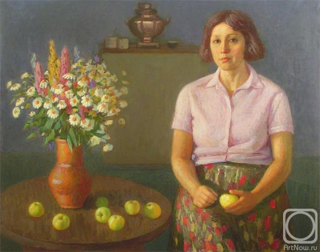 Sidorkin Valeriy. Lady with apples