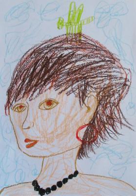 portrait of mother. Sayfutdinova Asiya