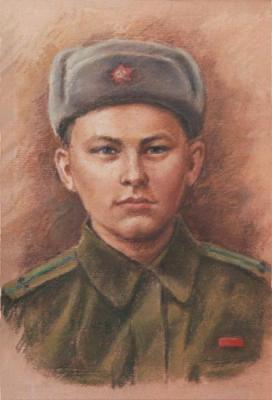 Portrait of soldier. Deynega Tatyana