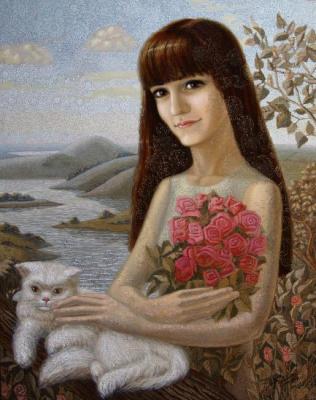 Portrait of Aminat. Akindinov Alexey