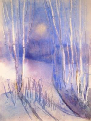 Lunar landscape. Slozhenikina (Kosareva) Natalia